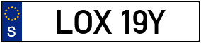 Truck License Plate
